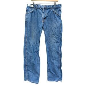 Armore X Utility jeans work jeans basic straight leg medium wash mens 38x34